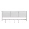 Flash Furniture 24" Whitewashed Wall Mount Coat Rack with Baskets HFMHD-GDI-CRE8-012315-GG - alternate 2